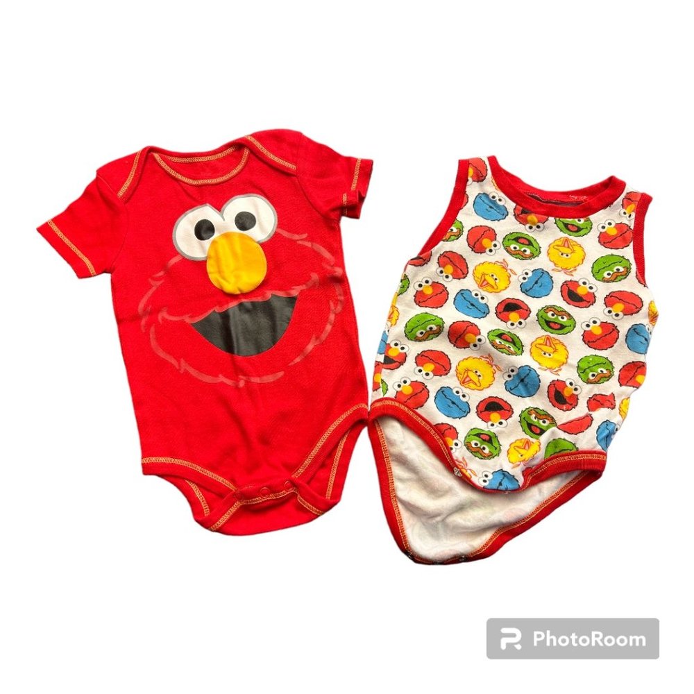 2-Pack of Sesame Street Onesies (3-6 Months)
